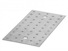 PLATINE MULTI TROUS GALVA 200X100 2MM