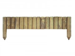 BORDURE RIGIDE PINEDE 1/2 RONDIN 7X20/35X112CM