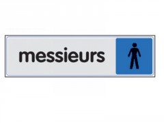 PLAQUE 170X40 MESSIEURS TEXTE