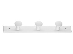 PORTEMANTEAU BOIS BLANC OLGA 3 TETES