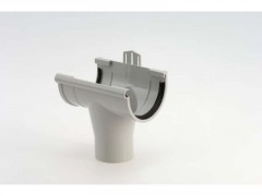 NAISSANCE CENTRALE DE GOUTTIERE JOINT DIAMETRE 25 GRIS