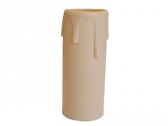 BOUGIE DE LUMINAIRE HAUTEUR 8.5CM E14 BRUN