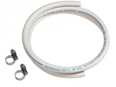 TUBE BUTANE/PROPANE + 2 COLLIERS 1,50 METRE VALIDITE 5 ANS