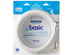 TUYAU CAOUTCHOUC GAZ NATUREL LONGUEUR 1.5 METRE VALIDITE 10 ANS