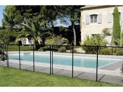 BARRIERE PISCINE PVC HAUTEUR NOIR KIT 125 X 320 CM