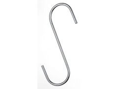 CROCHET S 20CM TUBE D16MM ZINGUE GAINE