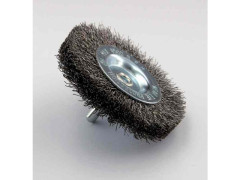 BROSSE CIRCULAIRE 75 EPISSEUR 12 FIL ACIER ONDULE 0.35