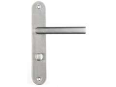 POIGNEE DE PORTE SARA INOX ENTRAXE 195MM CONDAMNATION SUR CALE DE 2PCS