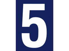 NUMERO RUE 5 ADHESIF