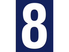 NUMERO RUE 8 ADHESIF