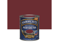 PEINTURE FER HAMMERITE BRILLANT 0L75 ROUGE BASQUE