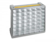 CASIER A VIS POCKER 42 TIROIR PLASTIQUE GRIS
