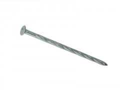 CLOU TETE PLATE POINTE TORSADEE 2.5X60 ACIER ZINGUE SAC 40