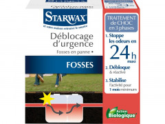 TRAITEMENT FOSSE BLOQUE 3X200G STARWAX