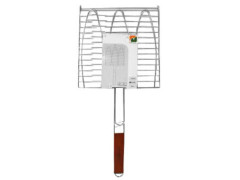 GRILLE DE BARBECUE DOUBLE POISSON 28X28CM
