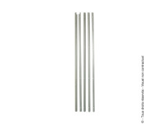 CORNIERE ANTI EFFRACTION ZINGUE AFBAT 5X 1.2M BLANC