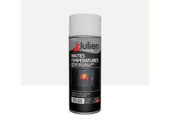 PEINTURE AEROSOL HAUTES TEMPERATURES JULIEN 0,4L BLANC BRILLANT