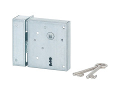 SERRURE APPLIQUE PDT 1/2T AXE 60 100X120 GAUCHE PST 2CLES ALSACE
