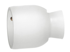 FICHE FEMELLE 2 POLES + TERRE 16A BLANC