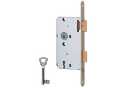 SERRURE ENCASTRER A55 PENE DORMANT 1/2T E72 GAUCHE 1 CLE