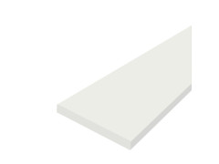 TABLETTE FINE 60X20CM EP 18 MM BLANC