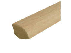 1/4 DE ROND MDF REVETU PAPIER DECOR CHENE CERUSE 2200X12X12MM