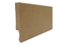 PLINTHE MDF BORD DROIT 2400X75X14 MM