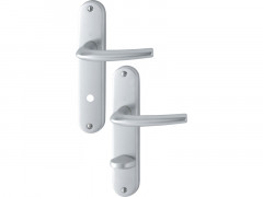 POIGNEE DE PORTE SAN DIEGO ALU 165MM A CONDAMNATION