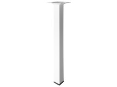 PIED DE MEUBLE ACIER BLANC 24X24X300