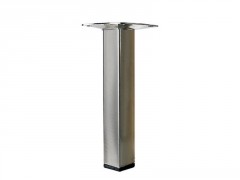 PIED DE MEUBLE ACIER BROSSE 25X25X150