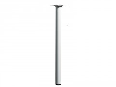 PIED DE TABLE ACIER BLANC 30X400