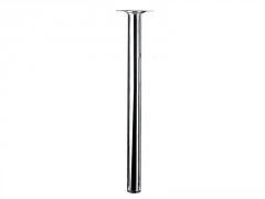 PIED DE TABLE ACIER CHROME 30X400