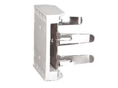 CLIP PIED CAISSON BLANC 28X55 X2 POUR PIED DE LIT