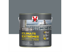 PEINTURE FER GRIS GALET BRILLANT CLIMATS EXTREMES 2L
