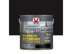 PEINTURE FER NOIR MAT CLIMATS EXTREMES 2L