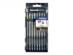 COFFRET D'EMBOUTS DE VISSAGE LONG 17PCES