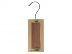 ANTI MITE BOIS DE CEDRE CINTRE X2 KAPO VERT