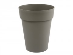 VASE HAUT ROND TOSCANE 50L 44X53CM TAUPE