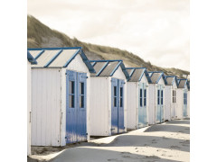 TOILE BEACH CABANES 30X30