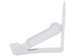 PINCE NAPPE PLASTIQUE BLANC SIMPLE LOT DE 4