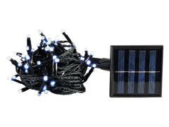GUIRLANDE SOLAIRE 5M BLC CHD