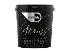 ADDITIF PAILLETTE ARGENT STRASS 25G