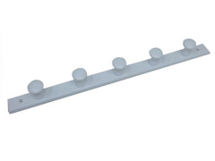 PORTEMANTEAU BOIS BLANC OLGA 5 TETES