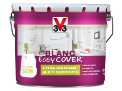PEINTURE MULTI SUPPORTS BLANC EASY COVER SATIN 10L
