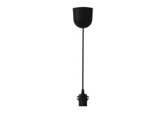 MONTURE POUR SUSPENSION E27 60W PLASTIQUE NOIR JULY