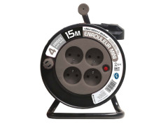 ENROULEUR ELECTRIQUE 3G1 15M TAUPE COMPAC