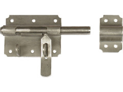 VERROU DE BOX PORTE-CADENAS AVEC GACHE DIAMETRE 14 INOX