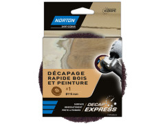 DISQUE DECAP EXPRESS BOIS/VERNIS 115MM