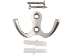 CROCHET METAL A VISSER GRIS