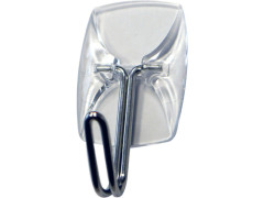 CROCHET TRANSPARENT POINTE EN METAL PETIT MODELE LOT DE 3